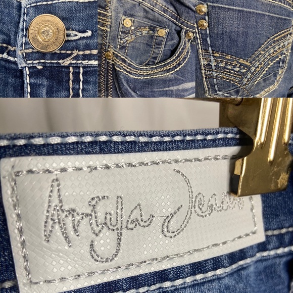 Ariya Jeans Borneo Boot Cut Size 7/8 - Picture 7 of 8